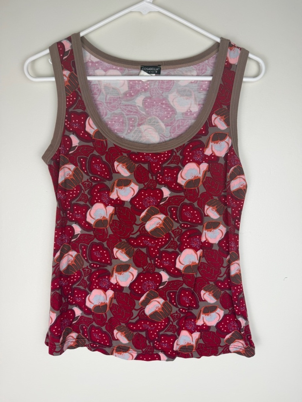COSABELLA Floral Print Tank size Small